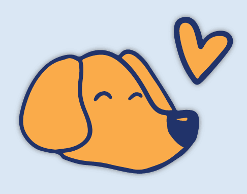daycare and train icon dog